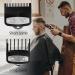 Professional Hair Clipper Guard Clipper Combs 2 Lengths 1.5mm&4.5mm Clipper Plastic Attachment Comb with Metal Clip Fits All Full Size Clippers (Black) - Buy Online on GoSupps.com