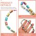 COHEALI 3Pcs Hematite Beaded Bracelets for Women - Colorful, Elastic, Slim Foot Pearl & Crystal Bracelet Set - Buy Online on GoSupps.com