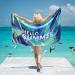 SUNBKIM Microfiber Beach Towel Super Absorbent 63x31.5, Fast Drying Microfiber Travel Towel, Ultra-Compact. Suitable for Camping, Hiking, Yoga, Travel, (Green)