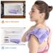 SuzziPad Microwavable Heating Pad 8 x 12 - Reusable Moist Heat Pack for Pain Relief in Cramps, Muscle Aches, Joints, Back, Neck, Shoulder - Purple - Buy Online on GoSupps.com