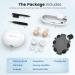 iBstone Rechargeable Mini Hearing Aid for Seniors with Noise Reduction - Portable Charging Case - Beige (Pair) - Buy Online on GoSupps.com