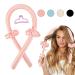 TIK Tok Heatless Hair Curlers for Long Hair,Heatless Curling Rod Headband,No Heat Curlers You Can to Sleep in Overnight,Heatless Curls Headband,Soft Foam Hair Rollers for Natural Hair(Pink)