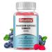 Magnesium Glycinate 500mg Gummies with Melatonin Vitamin B6 B12 & D3 Calm Sleep Supplement Magnesium Chewable Gummies for Women & Men Muscle Relief & Mood Support Vegan Organic (60 Gummies)