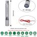 Ibasingo Titan Whistle for Outdoor Activities | Loud Emergency Signal Pipe | Camping Hiking Hunting & Climbing Keychain - Ti9010O-1 Pack - Buy Online on GoSupps.com