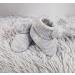 Royal Icon Newborn Baby Booties 0-3 Months | Pom Pom Booties for Baby Boys and Girls | Adorable & Stylish RI408 Grey - Buy Online on GoSupps.com