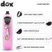 DDOXX Dog Leash - Reflective Nylon Bite-Proof 5m Roller Lock System Pink - Durable for Dogs Up to 50kg - Buy Online on GoSupps.com