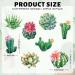 JarThenaAMCS 48Pcs Cactus Cupcake Toppers Succulent Plant Cupcake Toppers 8 Designs Assorted Cactus Cake Decorations for Birthday Holiday Summer Party Bridal Shower Decor Supplies - Buy Online on GoSupps.com