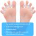 Bunion Correctors & Toe Spacers - 4 Pairs for Hallux Valgus Relief | Yoga Toe Separators for Women - Buy Online on GoSupps.com