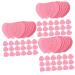 minkissy 600 Sheets Eyelash Cleaning Pads Nail Dip Powder Remover Nail Polish Remover Heart Shaped Nail Wipes Cotton Nail Wipes Eyelashes Remover for Extensions Eyelash Gel Nail Cotton Pads