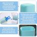 Travel Toothbrush Cups Set - 4 Portable Toothbrush Containers for Home & Travel | Ideal for Business Trips - Buy Online on GoSupps.com