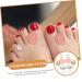 16 Pcs Silicone Gel Toe Separator & Finger Splitter Pedicure Kit - 2.1x1.6cm - As Shown - Buy Online on GoSupps.com