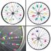 170pc Bike Wheel Spokes - Decorative Bicycle Spoke Beads Clips for Kids Bike - Decoration Accessories - Buy Online on GoSupps.com