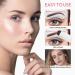 Eyebrow Stamp Stencil Kit - 10 Reusable Stencils for Perfect Natural Brows (Medium Brown) - Long-Lasting & Water-Proof Makeup - Buy Online on GoSupps.com