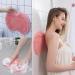 Silicone Shower Foot Scrubber | Non-Slip Back Washing Brush with Suction Cup - Gentle Skin Exfoliation for Women | Easy Dead Skin Removal - Buy Online on GoSupps.com