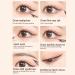 Waterproof Liquid Eyeliner Smooth Liquid Eyeliner - Waterproof Eye Liner Liquid Eyebrow Pencil Smudge Proof Smooth Ultra Fine Eyeliner for Long-Lasting Eye Makeup 01# Black - Buy Online on GoSupps.com