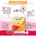 Natural Vitamin D3 High Concentration 2000 IU 100% Recommended Daily Dose Made in France 90 Tablets Strawberry Flavor 3 Months - Buy Online on GoSupps.com