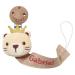TYRY.HU Personalised Dummy Clips Boys Girl Soother Pacifer Chain Holder Set for Baby DIY Customized Name Unisex Newborn Universal Dummies Colour Baby Gift Bear Soft Webbing BPA Free C-Bear