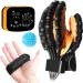 Rehabilitation Robot Gloves Upgrade Hemiplegia Hand Stroke Recovery Equipment with USB Chargeable and Strength Adjustment Finger Hand Exercise Recovery Equipment (Left Hand XL)