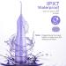 TOVENDOR Cordless Electric Water Flosser - 3 Modes 3 Tips for Family Hygiene | 300ML Waterproof Waterflosser (Z-violet) - Buy Online on GoSupps.com