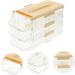 Alipis Clear Automatic Stackable for Plastic Fridge Dispenser Storage Tray Multi-Layer Organizer with - Buy Online on GoSupps.com