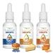 Flavor drops 3x 50ml - Bundle Snack Time - Flavdrops flaps without calories - taste (blueberry muffin + cheesecake + butter biscuit) snack time 50 ml (3 Pack)