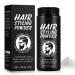 Poudre de coiffure de cheveux poudre de texture volumetrice pour hommes et femmes coiffure naturelle mate - anti-collant - 24 heures pour tous les types de cheveux