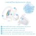 Buy LittleForBig Large Shield Pacifier II - Adult Size White Circus Elephant Pattern | International Shipping Available - Buy Online on GoSupps.com