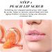 ANAiRUi Lip Mask & Scrub Set - Peach Collagen Lip Care Kit for Dry, Cracked Lips - Overnight Treatment for Lip Lines - Moisturizer & Exfoliator Sugar Scrub - Buy Online on GoSupps.com