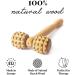 Tuuli T-Shape Wooden Roller Massager for Body and Face - Multi-Functional Facial Massager for Muscle Tension Relief and Skin Health Support - Buy Online on GoSupps.com