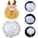 Buy FOMIYES 2pcs Exfoliating Bath Ball & Shower Sponge - Soft Mesh Loofah for Kids Snowflake Design Perfect for Back Scrubbing - International Shipping Available - Buy Online on GoSupps.com