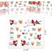 48 Sheets Christmas & New Year Theme Nail Art Stickers Decals MWOOT Nail Water Transfer Sticker with Santa Claus Reindeer Xmas Tree Snowman for DIY Nail Tips Decoration - Buy Online on GoSupps.com
