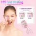 2PCS Heated Eyelash Curlers - Electric Curlers for Long-Lasting Curls Dual Temperature Portable & Rechargeable - Pink - Buy Online on GoSupps.com
