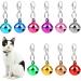 COMNICO 10 pcs Pet Bells for Dog Cat Collar Metal Round Collar Charms Loud Crisp Sound with Clasps Kitten Small Animal Pendant Accessories Christmas Decoration Jingle Bell(Colourful) - Buy Online on GoSupps.com