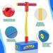 Foam Pogo Jumper & Bouncing Pogo Ball Stick - Fun and Safe Kids' Toy for Boys and Girls - Blue - Buy Online on GoSupps.com