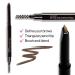 Wet n Wild Ultimate Eyebrow Retractable Definer Pencil - Medium Brown with Dual-Sided Brow Brush for Precise Shaping and Filling - Buy Online on GoSupps.com