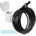 EVTSCAN Sewer Cleaner Tube Toilet Cleaning Tube 15M Dredge Tool Toilet Kitchen Cleaning Hook Tube Pipe Sewer Drain Cleaner for Toilet Hotel Kitchen Home - Buy Online on GoSupps.com