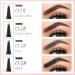 2024 New Eyebrow Pen Waterproof Eyebrow Pencil Brow Pencil with Micro-fork Tip 24 Hours Water-proof & Smudge-proof Natural Fine Stroke (grey) - Buy Online on GoSupps.com