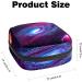 Galaxy Vortex Planet Sanitary Napkin Storage Bag | Large Capacity Menstrual Cup Pouch | Travel Makeup Organizer - Color 10 - Buy Online on GoSupps.com