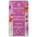 Majestic Tea_ CRANBERRY ECHINACEA | Caffeine Free | Individually Wrapped 20 Pyramid Tea Bags.