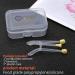 Ofone Contact Lens Remover Tool - Soft Lens Applicator with Tweezers & Case | Portable Contact Inserter & Remover - Travel Friendly (Yellow - Buy Online on GoSupps.com