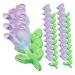 HAPINARY Femdophilous resin jewels and bulk acrylic luminous Bralletesfor Women 0.5x1x0.3cm As Shown