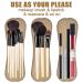 Khaki Silicone Travel Makeup Brush Holder - Waterproof & Compact Organizer - Buy Online on GoSupps.com