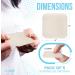 JJ CARE Hydrocolloid Dressing 6x6 Inch Pack of 5 - Thin Wound Dressing for Faster Healing of Bedsores, Blisters, and Acne - Buy Online on GoSupps.com