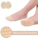 2 Pairs Metatarsal Pads - Honeycomb Forefoot Cushions for High Heels | Invisible & Reusable Foot Pads for Pain Relief - Soft Toe Pads for Women & Men (Beige - Buy Online on GoSupps.com