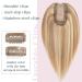 S-noilite Hair Toppers Human Hair for Thinning Hair Women Real Hair Topper Hair Piece Clip in Hair Topper Silk Base 100% Remy Real Human Hair 44g(#12/613 Golden Brown and Bleach Blonde 14 Inch) 14 Inch Golden Brown and Bleach Blonde - Buy Online on GoSupps.com
