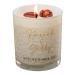 Personalised Wedding Day Candle Gift with Heart Background (Lavender)