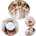 12 Pack Compact Pocket Makeup Mirrors with Bride, Maid of Honor, Bridesmaid Designs + Bachelorette Party Hair Ties - Silver - Buy Online on GoSupps.com