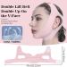 Facial Lifting Belt - Double Lift Soothing & Comfy Face Lift Strap | Breathable V Shaped Chin Up Band for Lifting & Shaping - Buy Online on GoSupps.com