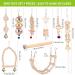 Vegan 9-Piece Bird Toys Set - Wooden Ladder with Landing Site for Budgies Parrots and Cockatoos - Colorful Cage Accessories - Buy Online on GoSupps.com