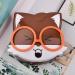 PEKMAR Contact Lens Case - Portable Animal Cartoon Contact Glasses Storage Box | Cute Squirrel Design Eye Contacts Organizer Case for Outdoor Traveling and Home Use - Buy Online on GoSupps.com